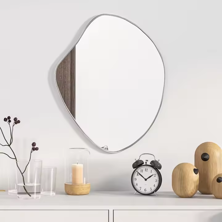 vidaXL Espejo de Pared Dorado Colgante Dormitorio Tocador Salón Decoración Color Dorado,  Negro,  Plateado y mas - 1