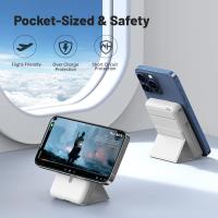 Azmuth para Magsafe Powerbank, 10000mAh Magnético Bateria Eterna Carga Rápida, Inalámbrico Cargador Bateria Portátil Power Bank with Pantalla LED USB-C para iPhone 16/15/14/13/12 Series - details 4