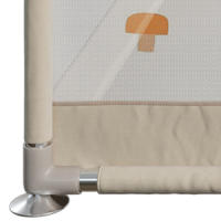 DeFieltro Parque Infantil Bebe del BOSQUE 120x120 - Corralito Bebe con Malla de Animales Transpirable - Corral Plegable Baby ANTIDESLIZANTE Alfombra Acolchada + 2 Anillas (Bosque) - details 1