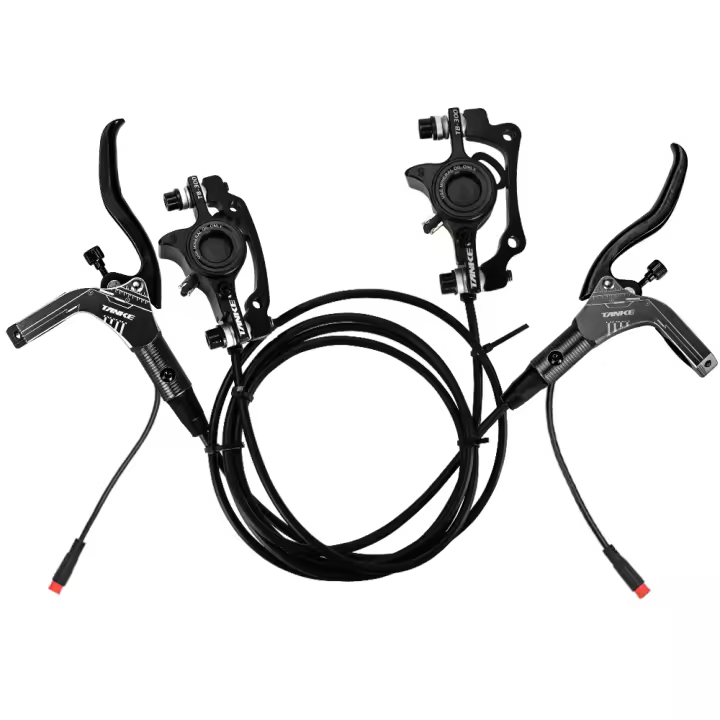 Set De Frenos De Disco Hidráulico TANKE Para Bicicleta E-Bike MTB Y Scooter Eléctrico Control De Potencia 160mm De Disco Aluminio Aleación - 1
