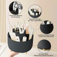 Organizador De Maquillaje 360 Grados Grande Portátil Para Labiales Cepillos Y Bolígrafos Material Plástico De Alta Capacidad - details 4