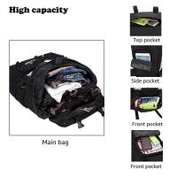 Mochila de senderismo impermeable para hombre, bolsa de equipaje de viaje para acampar, montañismo, escalada, accesorios al aire libre, 80L - details 1