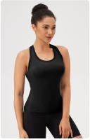 Chaleco De Yoga Para Mujer Deporte Sin Mangas Camiseta De Entrenamiento Fitness Running Outdoor Chaleco Deportivo Ajustable - details 21
