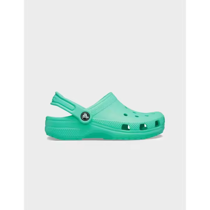 Crocs Classic Clog K zueco verde para niño y niña - 1