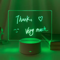 Lámpara De Escritorio Blanca Rewritable Con Tablero De Mensajes Luz Nocturna Para Habitación De Niñas Decoración De Pared Regalo Luz Suave Para Dormir - details 8