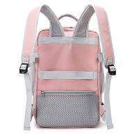 Mochila de viaje repelente al agua para mujer, carga USB para portátil con mochila escolar, con correa de equipaje, informal - details 31