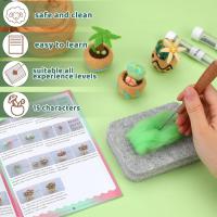 Set De Tejido Con Agujas KRABALL Para Principiantes Con Almohadilla De Lana Y Herramientas Para Manualidades DIY Kit De Cactus Y Suculentas - details 2