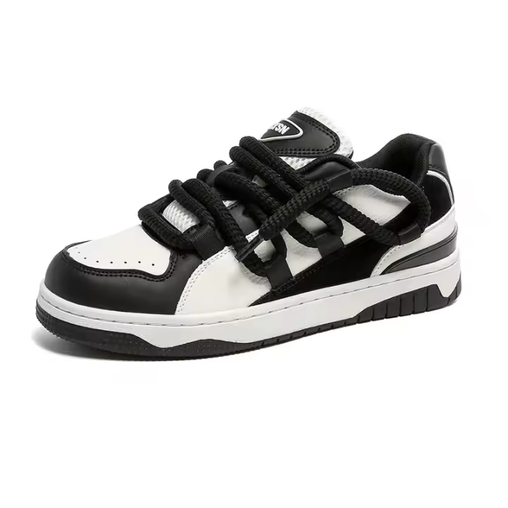 Zapatos De Correr Casuales Para Hombre Nuevos Zapatillas De Moda Plataforma Zapatos De Entrenamiento De Tenis Al Aire Libre Para Verano Material Superior De Cuero Artificial - 1
