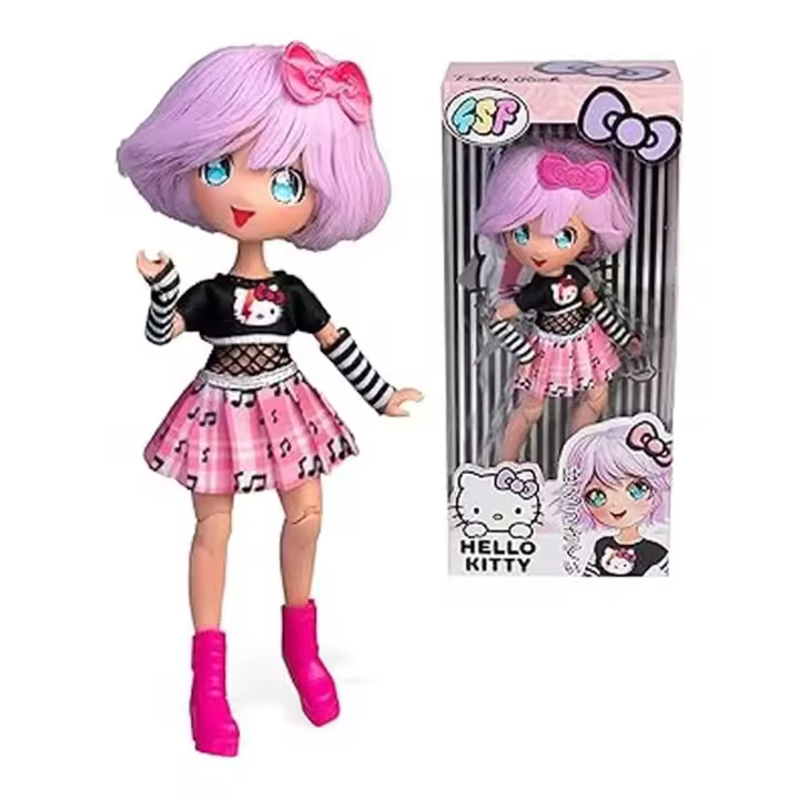 Hello Kitty Manga Doll Teddy Rock Muñeca Fashion Japonesa Famosa 40941sHKTF0000 - 1