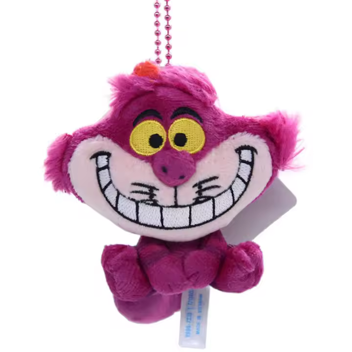 Bolsa De Mano Con Colgante De Muñeca Alice Cheshire Gato Cartoon Lindo Juguetes De Peluche Para Niñas Regalo De Navidad O Cumpleaños - 1