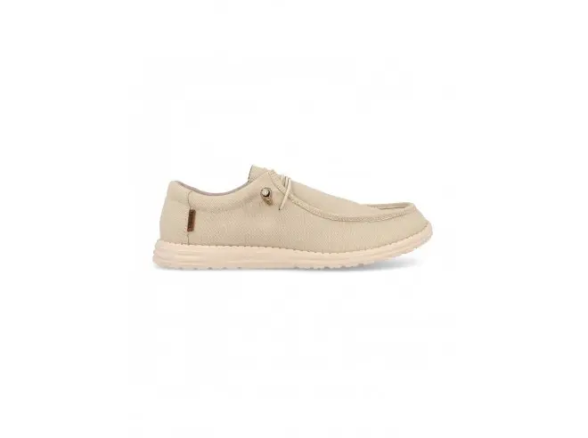 Zapatillas casual hombre Naval beige - 1