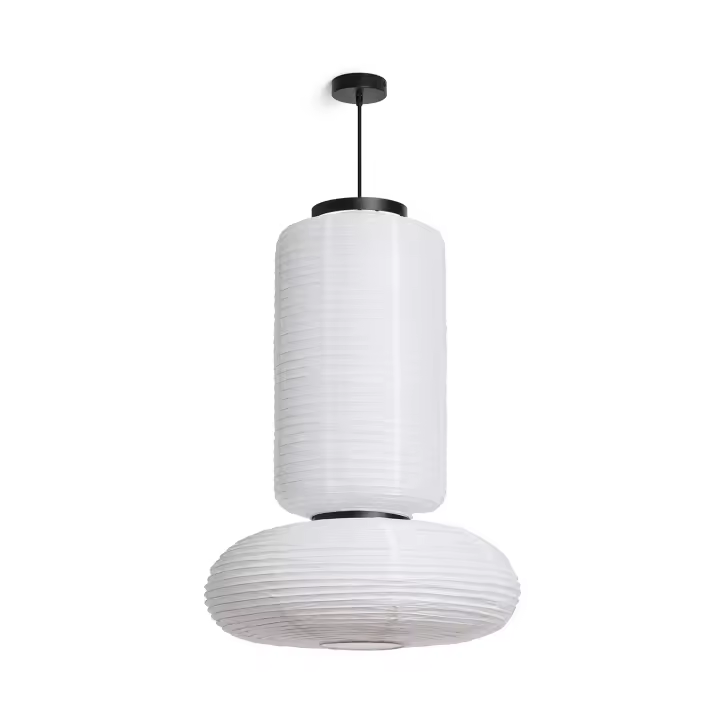 Ledkia Lámpara Colgante Papel Hao Tupai Blanco - 1