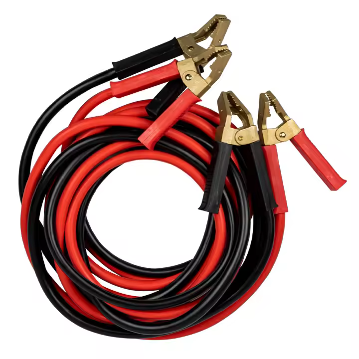 JBM 51365 CABLE DE ARRANQUE CON PINZAS MACIZAS DE LATÓN 12MMØ / 3M - 1