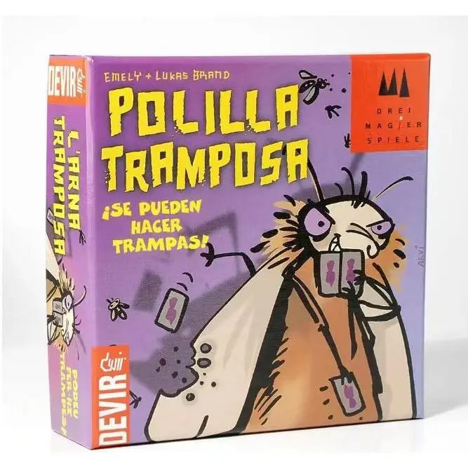 Devir - Juego Polilla Tramposa, de Cartas, Juego de Mesa para Niños, Party (BGPOLI) - 1