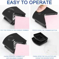 Recortador De Esquinas Portátil Para Tarjetas Y Fotos Herramienta De Manualidades DIY Corte De Papel R4 Herramientas De Scrapbooking - details 2