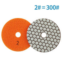 Pulidora De Diamante Seca De 4 Pulgadas Tipo F Flexible Para Pulido Y Grano De Piedra De Granito Y Mármol Herramientas De Pulido Y Mezcla - details 6