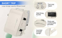 Mochila de viaje para ordenador portátil de 17,3 pulgadas para hombre y mujer, bolsa de cabina de negocios, mochila táctica de gran capacidad, equipaje de mano Easyjet - details 4
