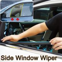 2pcs Limpia Visión Láminas De Lluvia Doble Goma Para Ventanas Laterales De Coche Adecuadas Para Pantallas Del Conductor Y Pasajeros Accesorios De Automóvil - details 5