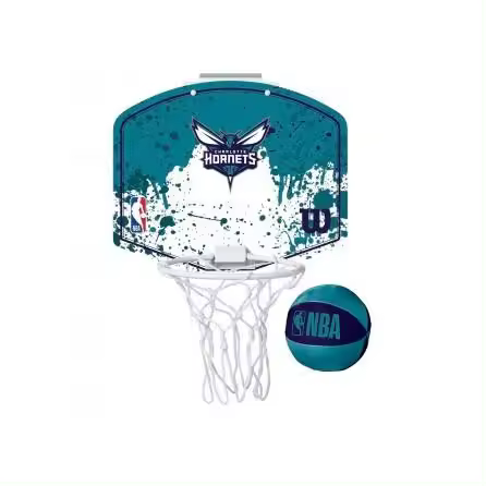 SET MINICANASTA WILSON NBA TEAM MINI HOOP HORNETS WILSON - 1