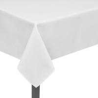 vidaXL 5 manteles blancos 100 x 100 cm - details 1