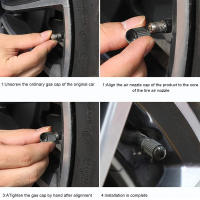 10pcs Cubos De Válvula De Neumático Para Coche Motocicleta Bicicleta Accesorios Universales Antipolvo Decorativos ABS Tamaño 12.7mm - details 10