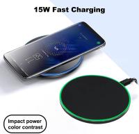 Cargador Inalámbrico Rápido, 15W QI Wireless Charger para iPhone 11/12/13/XS MAX/XR/X/8, Galaxy S20/20+/20 Ultra, Samsung Note 20, Huawei P40 Pro/P30 Pro etc - details 2