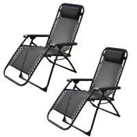 Wonduu Silla Tumbona Gravedad Cero Reclinable con Bloqueo de Seguridad – Plegable con Cojín Reposacabezas – Tejido Oxford y Acero Resistente – Para Jardín, Patio, Terraza, Piscina o Camping – Silla Exterior Cómoda y Ergonómica - details 3