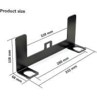 Universal Car Child Seat Restraint Anchor Mounting Kit For Isofix Belt Connector, Black - details 3