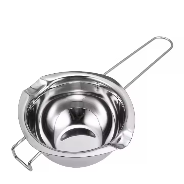 Maceta De Acero Inoxidable Para Derretir Cera De Vela DIY Herramienta Para Chocolate Mantequilla Y Jabón Antideslizante Fácil De Limpia - 1