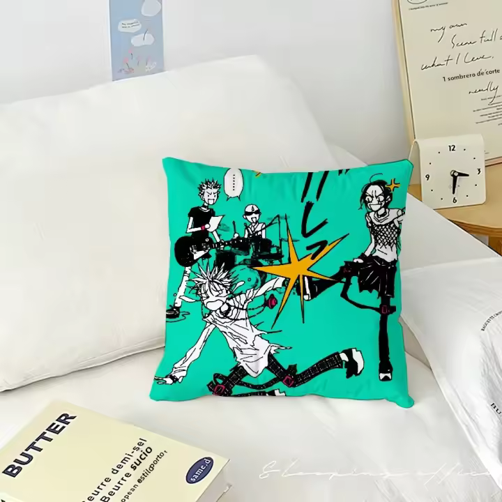 Funda De Cojín Anime Dibujos Animados Oosaki Nana Suave Para Decoración De Sofa Rústico Y Hogar Protector 40x40CM 45x45CM 50x50CM - 1