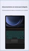 Funda De Teclado Para Samsung Galaxy Tab A9 plus S8 S9 S10 plus S7 S9 FE+ S10FE A8 S6 Lite Cubierta Mágica Compatible Con Varias Versiones De Tabla - details 9
