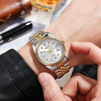 Reloj De Cuarzo Para Hombre De Marca Top Calidad Acero Completo Reloj De Pulsera De Lujo Moda Y Casual Sin Resistencia Al Agua - details 4