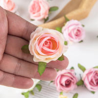 100Pcs Rosas De Seda Artificiales Para DIY Caja De Caramelo Decoración De Navidad Jardín Arco Boda Corona Accesorios - details 16