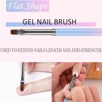 Cepillos De Limpieza Para Uñas Con Cabeza Angular Redonda Resistente Al Acrílico Para Eliminación De Cutículas Y Limpieza De Manicura - details 4