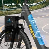 Ebike Bicicleta Carretera Bici 27.5 Pulgadas Bicicleta Electrica trekking Eleglide T1 Step-Thru Neumáticos CST Batería de 36V 13Ah Motor sin escobillas 250W 25Km/h 7 velocidades Shimano 100km de alcance máximo Impermeable IPX4 Carga máxima de 120kg - details 2