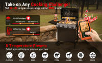 Termómetro Digital ThermoPro TP826B Con Retroiluminación Y Probes Para Carne 150M Alcance Inalámbrico Para Barbacoa Horno Cocina - details 0