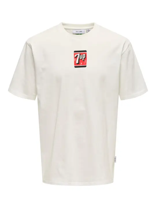 Camiseta Seven Up 7UP Blanca de Only&Sons - 1
