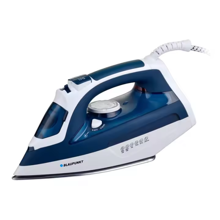 Blaupunkt HSI801 plancha Plancha a vapor Suela de acero inoxidable 2600 W Azul, Blanco - 1