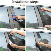 Pegatinas De Estilo Cromado Para Ventanas Y Puertas De Coche Negro/Ceniza Adecuadas Para Jeep Compass 2007-2017 Accesorios De Coche - details 4