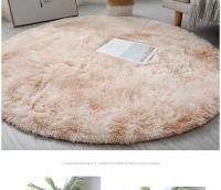 Carpetas Suaves De Peluche Redondas Para Sala De Estar Decoración De Hogar Dormitorio Y Habitación De Niños Alfombra Gruesa Pile Blanca - details 22