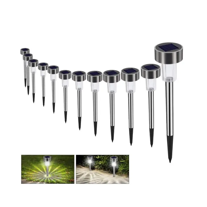 Luces Solares Jardín LED 6 Pack - Iluminación Exterior Impermeable IP65 - 1