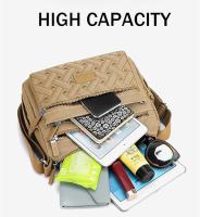 Bolso bandolera informal con múltiples bolsos para Mujer, Bolso de hombro para niños, Bolso de mano ajustable, de gran capacidad, Bolso para teléfono, para ir de - details 1