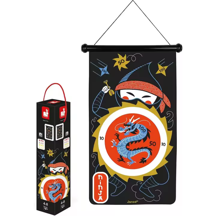 Juego de dardos magnéticos Ninja - Janod J02089 - 1