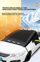 SEAMETAL Cubierta De Nieve Para Coche Con Imán Cubierta Frontal De Ventanas Autónomas Protector Exterior Con Cinta Reflectante - details 0