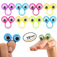 Puppets De Ojos Con Movimiento Y Anillos De Plástico Para Niños Juguete De Cumpleaños Decoración De Halloween Rellenos De Piñata Juguetes Para Niños De 3 a 12 Años - details 0