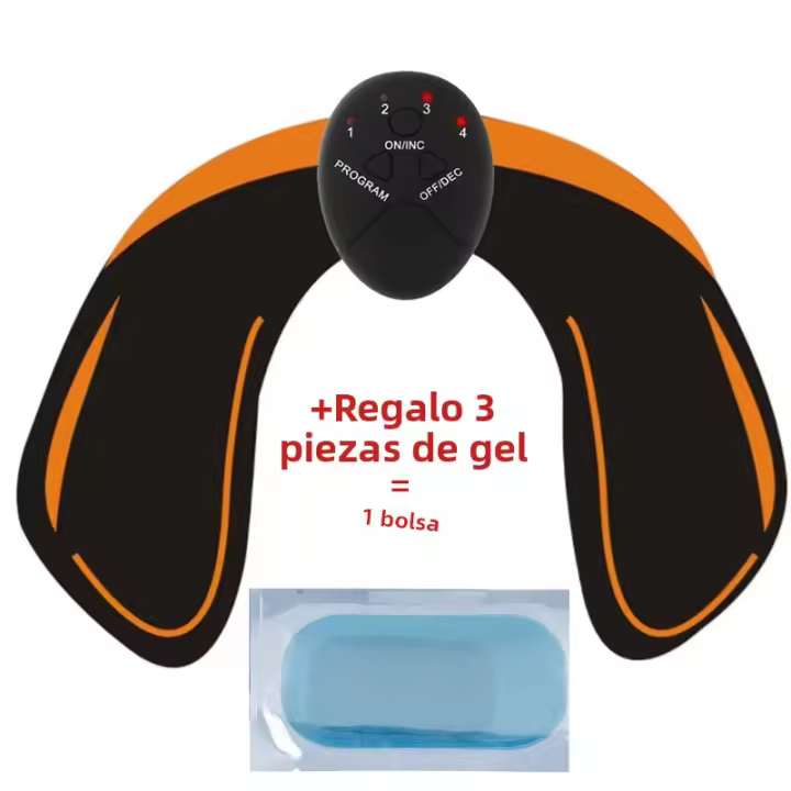 Estimulador Muscular EMS Inalámbrico Entrenador De Abdomen ABS Afinador De Cuerpo Fitness Para Hips Parche Adelgazante Unisex - 1