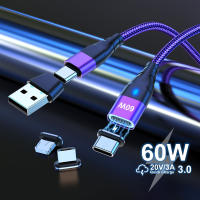 Cable De Carga Rápida PD 60W Magnético USB C a Tipo C Para Huawei MacBook Juego De Altas Velocidades Con Cable De Datos - details 12