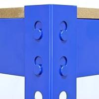 Mesa de Trabajo Metálica Q-Rax de Acero Sin Tornillos Azul Banco de Trabajo Metálico Metal Taller Carpintero Profesional Garaje Banco Trabalho 120cm x 60cm x 90cm Tool Work Bench Workbench Garage - details 4
