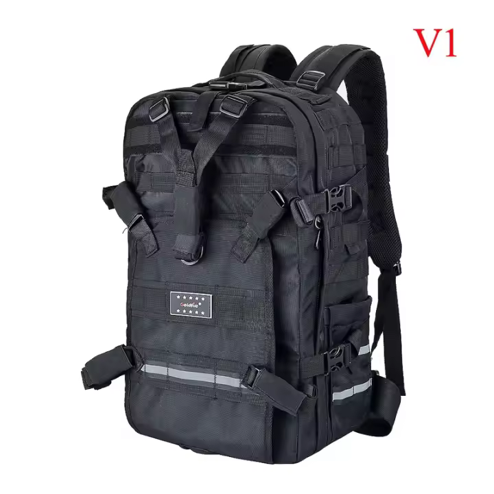 Mochila De Motocicleta Impermeable 26L Bolsa De Viaje Para Ciclismo Almacenamiento De Casco De Senderismo Rucksack Negro - 1