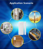 Sensor De Puerta Y Ventana WiFi Tuya Alarma De Seguridad Anti-Robo Compatible Con Alexa Y Google Assistant Detector De Intrusos - details 18